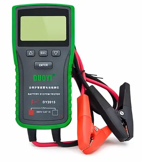 Original DUOYI DY2015 Car Battery Tester 12V Automotive Auto Portable Design