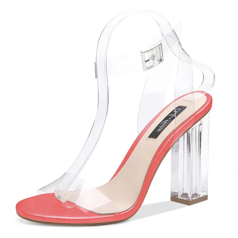 women's lucite shoes