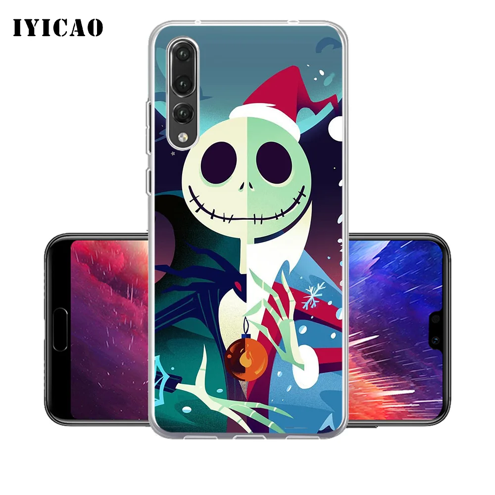IYICAO Кошмар перед Рождеством Мягкий силиконовый чехол для телефона Huawei P30 P20 Pro P10 P9