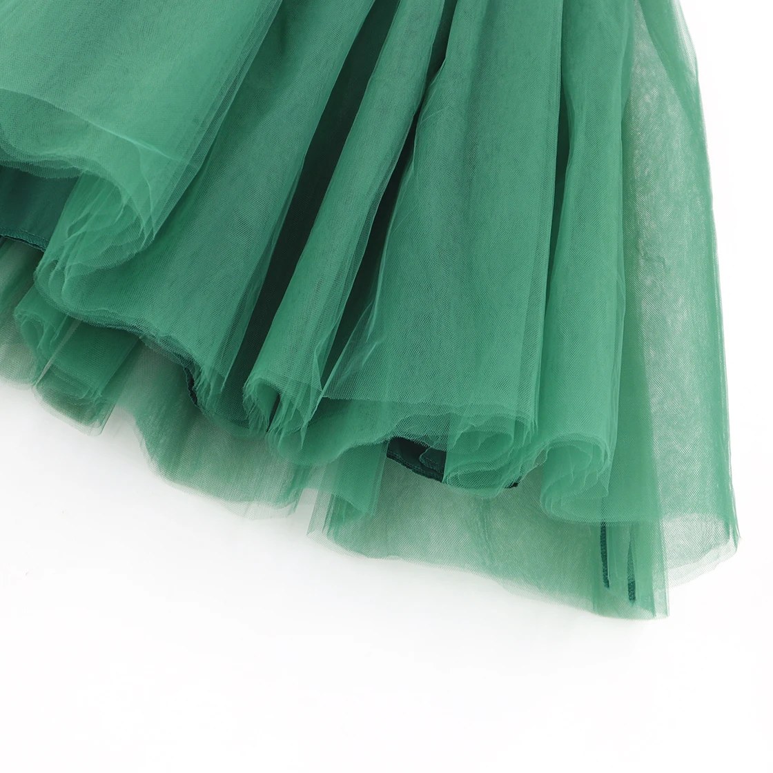 Женская зеленая Тюлевая юбка, Женская кружевная потайная юбка до колен, юбка-пачка для девочек размера плюс, Тюлевая юбка, s 5XL 4XL, на заказ