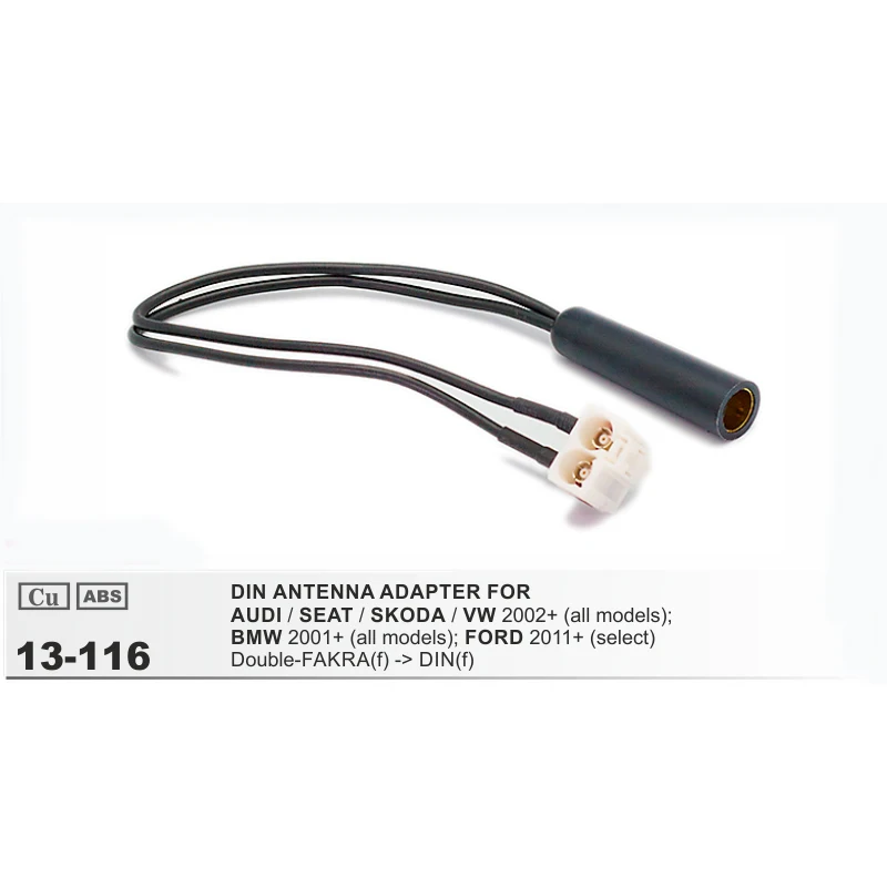 Аливат Авто DVD Радио Стерео ISO кабель антенна адаптер для AUDI SEAT Skoda VW 2002 BMW FORD