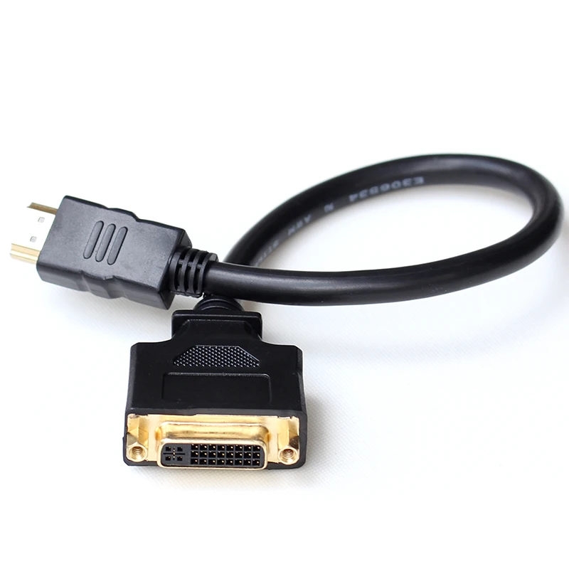 100 шт. HDMI/DVI 24+ 5 Женский Кабель-адаптер для LCD DVD HDTV xbox PS3 ПК компьютера MAC