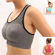 Женский бесшовный спортивный бюстгальтер для тренажерного зала Йога Фитнес, растяжка, тренировка гонок
