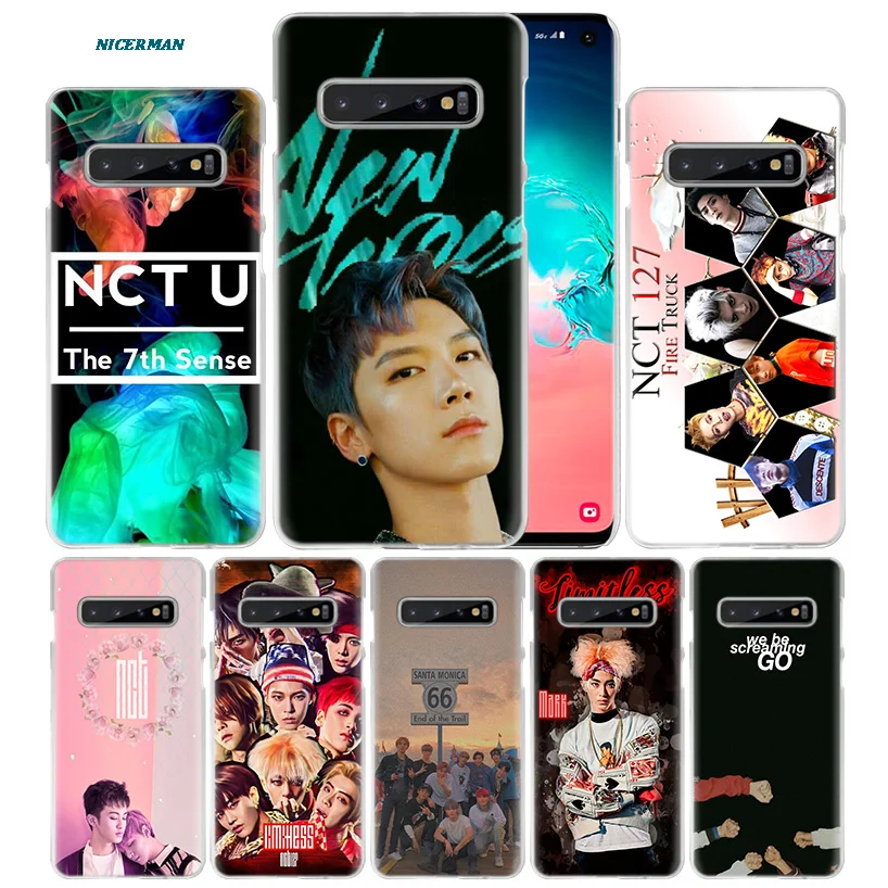 

NCT 127 Kpop Case for Samsung Galaxy S10 5G S10e S9 S8 M30 M20 M10 J4 J6 Plus J8 2018 Note 8 9 Clear Hard PC Fashion Phone Cover