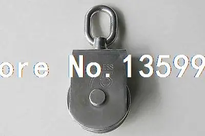 750 кг поворотный одиночный подъемный Блок шкива шкив троса 75 мм диаметр шкива