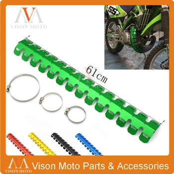 

Exhaust Muffler Pipe Leg Protector Heat Shield Cover For KTM EXC XC SX SXF CRF250 CRF450 YZ125 YZ250 DRZ400 RMZ250 DIRT PIT BIKE