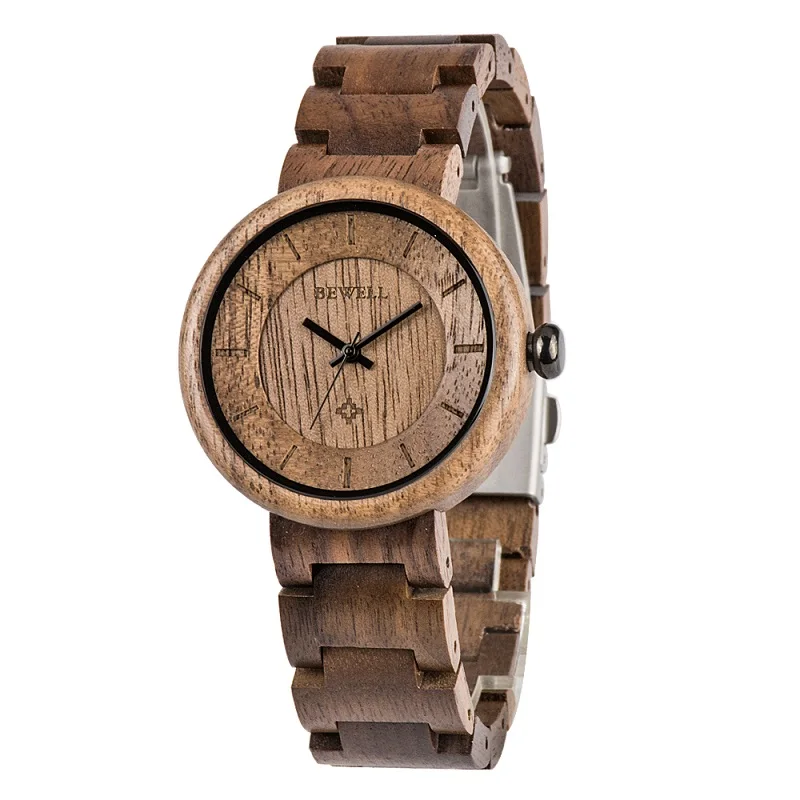 BEWELL WOODEN WATCH