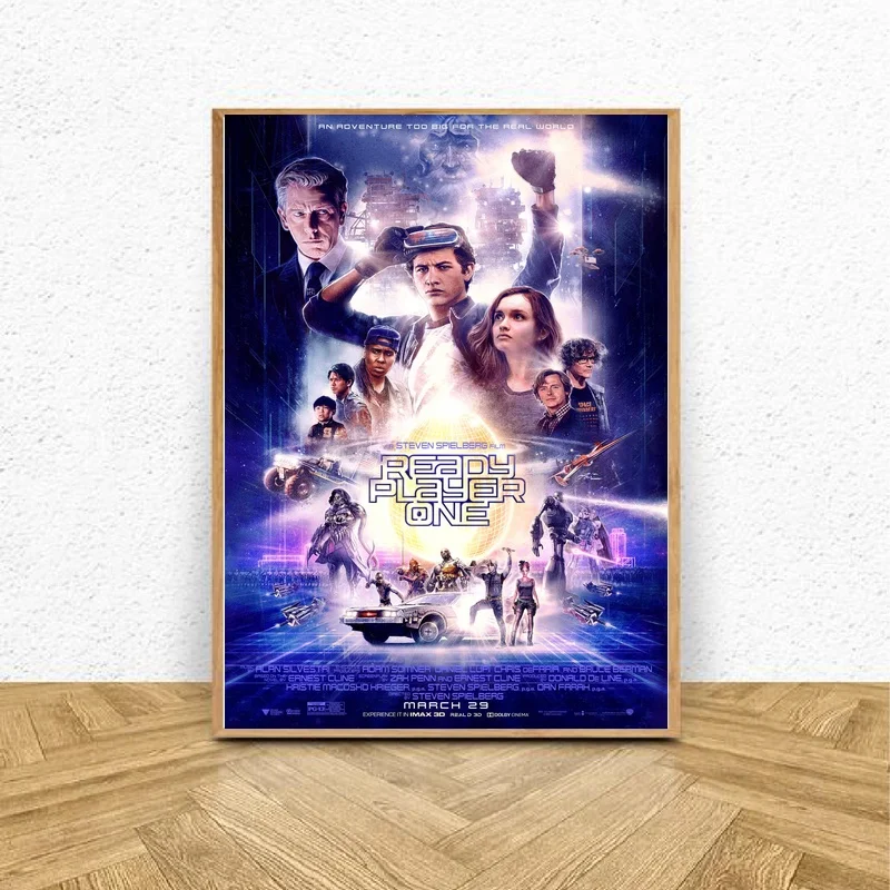 Ready Player One Movie Art silk poster Painting Living Room Home Decor | Дом и сад