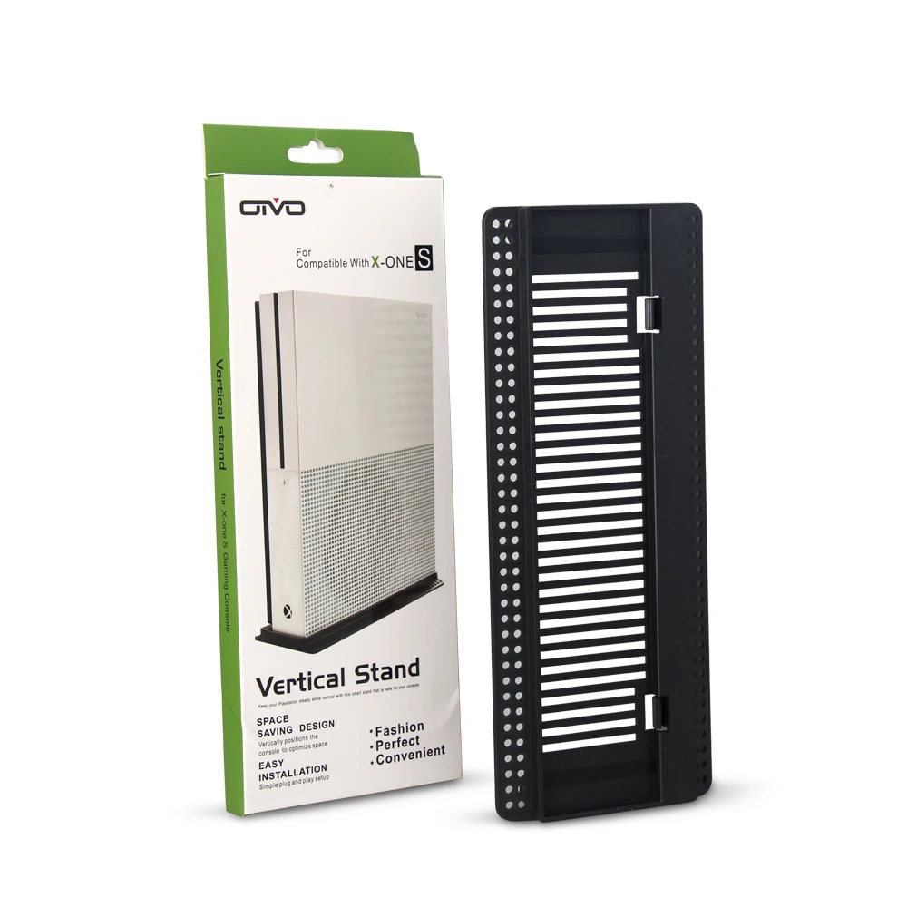 

Black Vertical Stand for Xbox One S Console with Anti-Slip Design