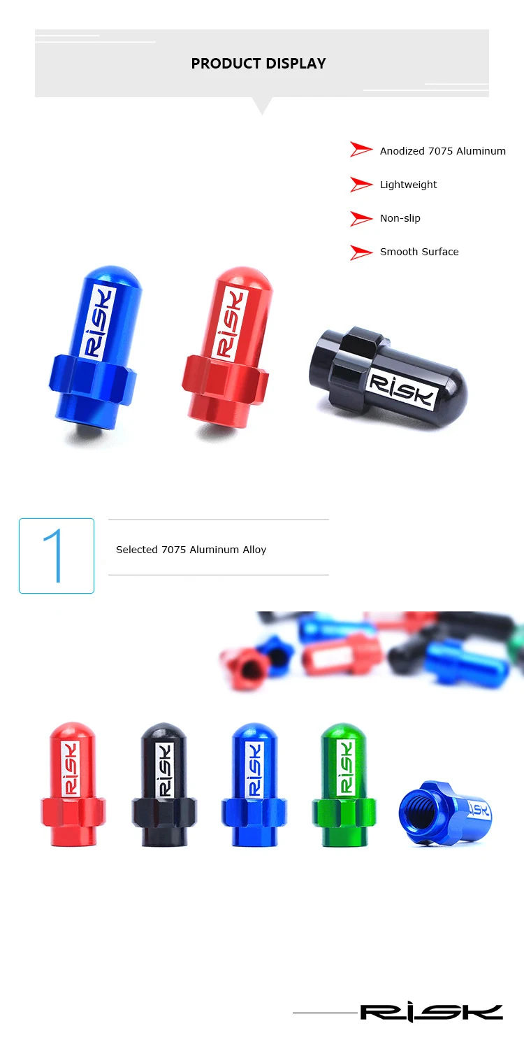 2 шт./кор. риск легкий Алюминий сплав 7075 Горный Дорожный велосипед Шины Клапаны presta и SCHRADER Кепки Пылезащитный чехол