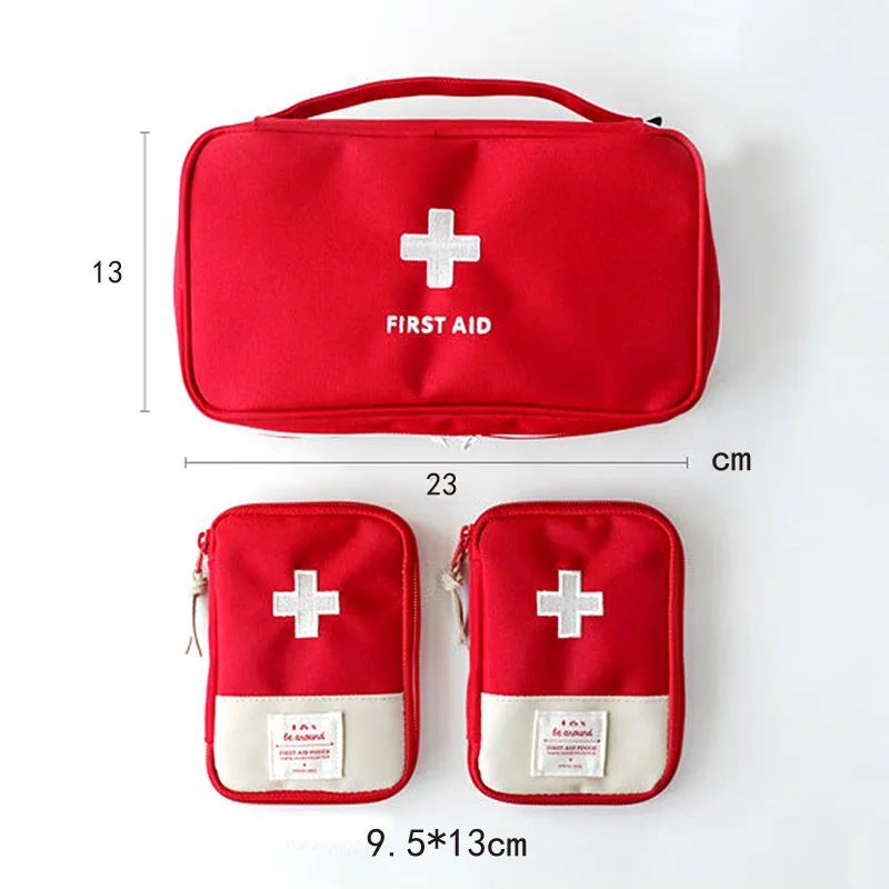 Распродажа, новинка, 1 шт., портативный красный, белый, красный крест, узор, сумка для первой помощи, аптечка, сумки для конфет, дорожные сумки для хранения
