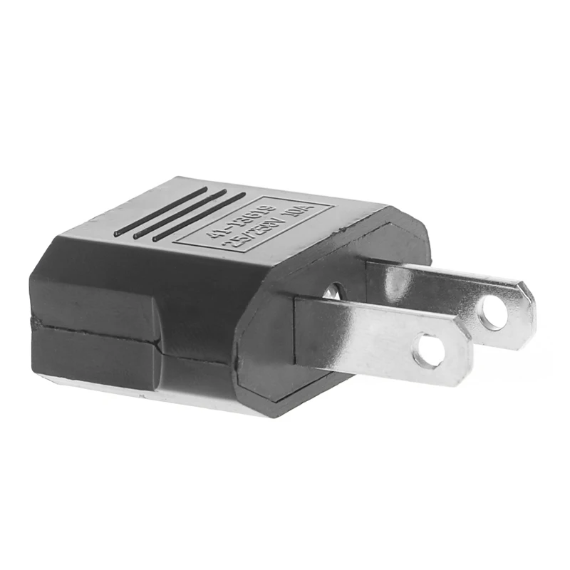

US EU Europe To US USA Power Converter Travel Adapter Charger Wall Plug Home for switch