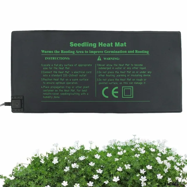 Mayitr Seedling Heat Mat Plant Seed Germination Propagation Clone Starter Pad 52X24cm
