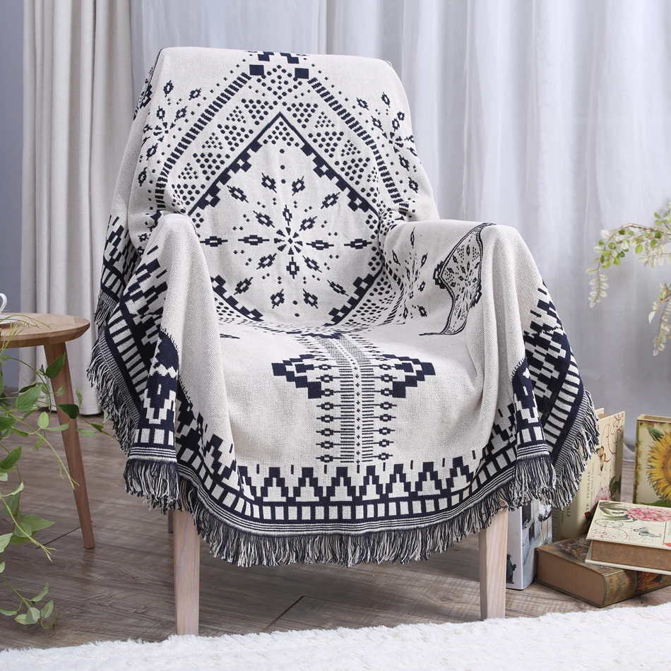 Couch Protector With Geometric Patterns Living Room Seat Covers Cotton