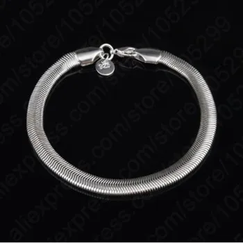 

Fashion 925 Sterling Silver Jewelry And Wholesale High Quality Charming Unsex's Snake Chain Bracelet For Baby Women Gift