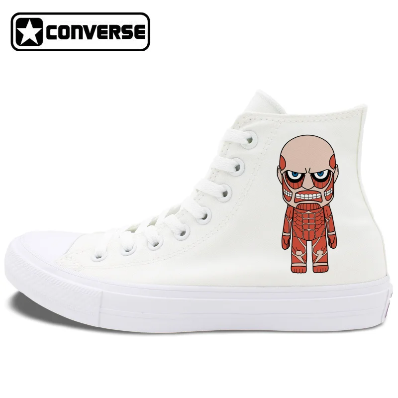 Prix pour Anime Attaque sur Titan Conception Converse Chuck Taylor II Chaussures Hommes Femmes Noir Blanc Toile Sneakers High Top Planche À Roulettes Chaussures Prix pour Anime Attaque sur Titan Conception Converse Chuck Taylor II Chaussures Hommes Femmes Noir Blanc Toile Sneakers High Top Planche À Roulettes Chaussures