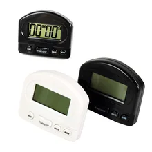 Black/ White Digital LCD Kitchen Cooking Timer 99 Minute Clock Sport Countdown Calculator