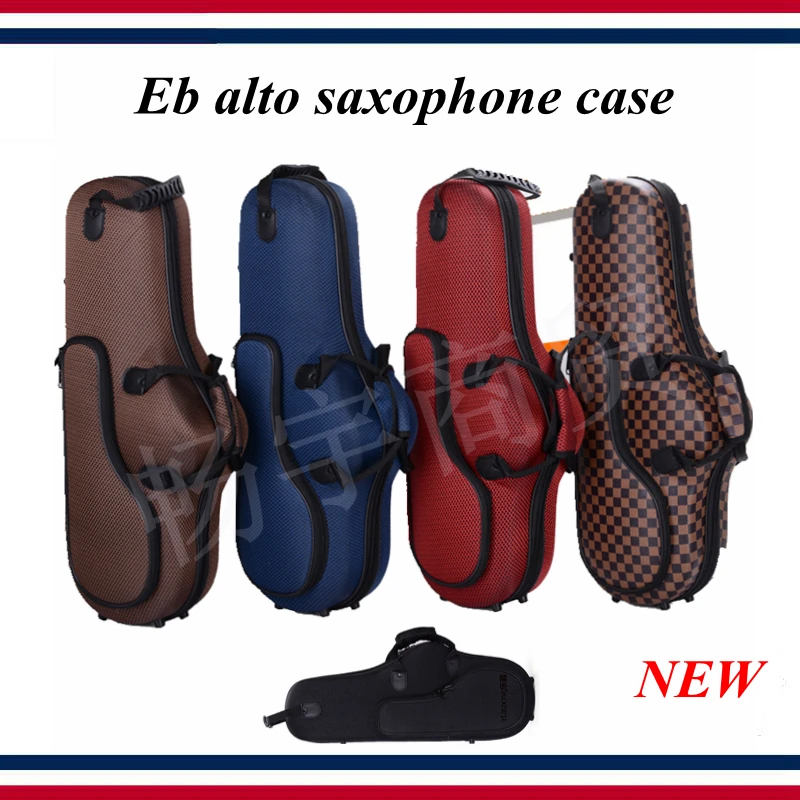 

Eb alto saxophone case , new box shockproof, waterproof wear-resistant saxophone parts