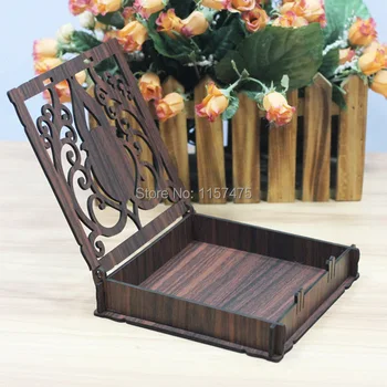 

HI4002 - Free Shipping! Luxurious Antique Wooden Box with Classical Hollow-out Carving