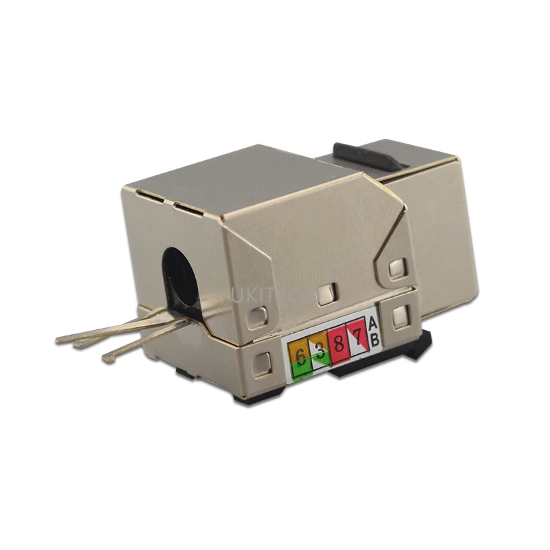 Экранированный сетевой вставной разъем CAT6 Keystone RJ45 CAT Six UTP Shield Socket|Удлинители
