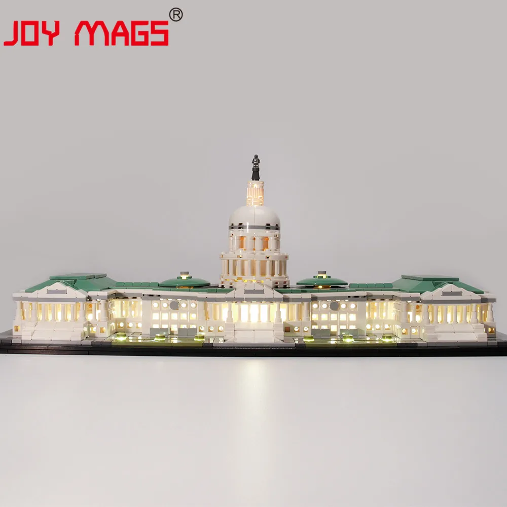 

JOY MAGS Only Led Light Kit For Architecture United States Capitol Lighting Set Compatible With 21030 (NOT Include Model)