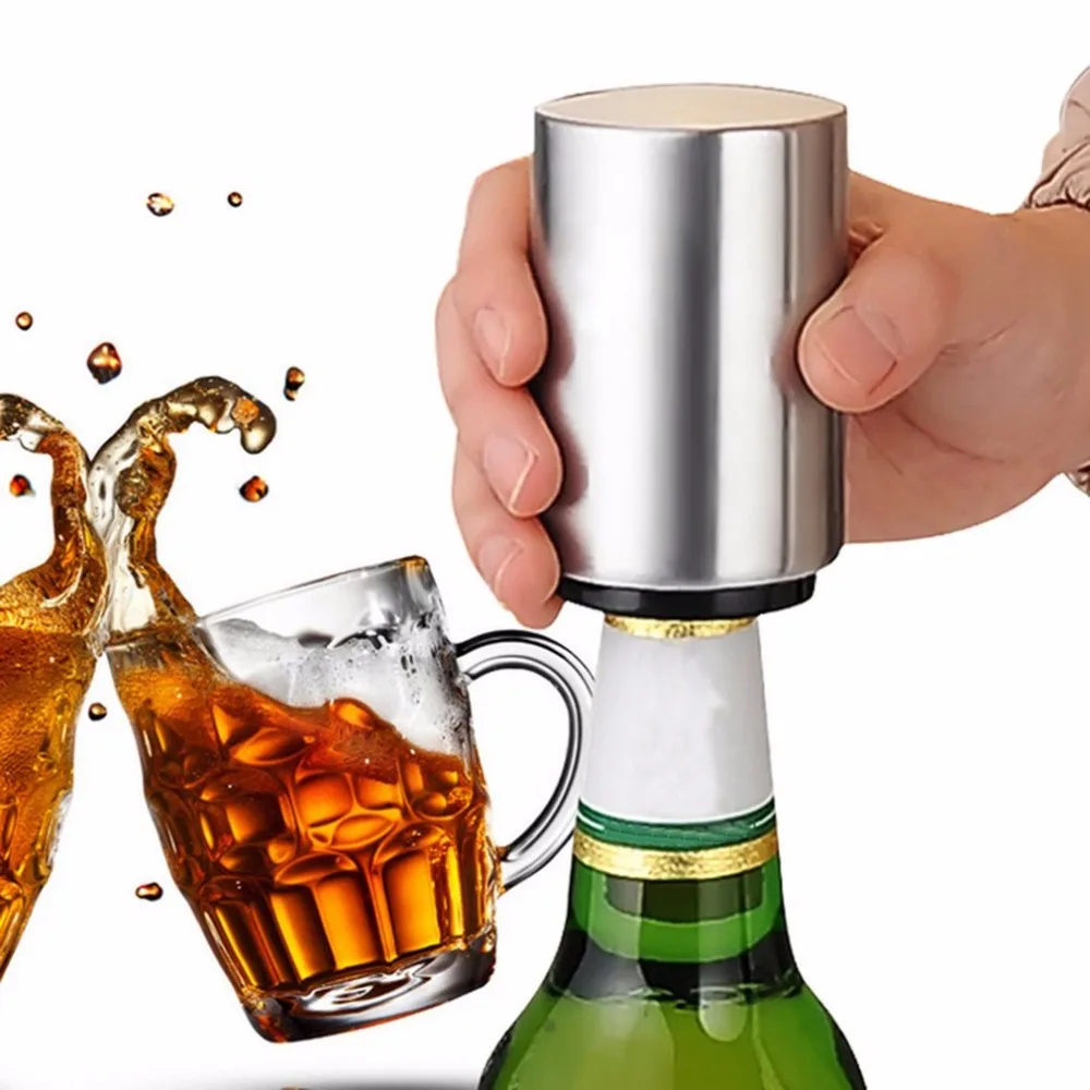 

Stainless Steel Bottle Opener Automatic Beer Soda Cap Wine Drinking Bottle Opener Set Kitchen Accessories Kitchen Tools Gadgets