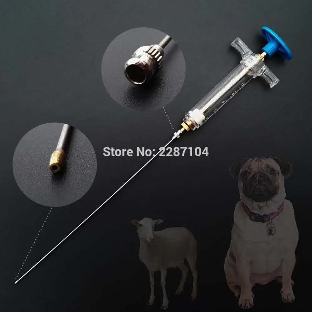 

Canine Dog Goat Sheep Bird Artificial Insemination AI Breed Feed whelp Kid Kit Catheter 9" Stainless Steel Rod + 10ml Syringe