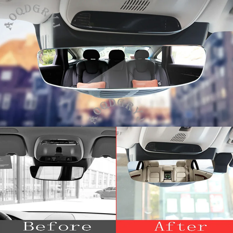 Car Styling Fit For Volvo XC90 Interior HD Rear View Mirror Conversion Kit 1pcs