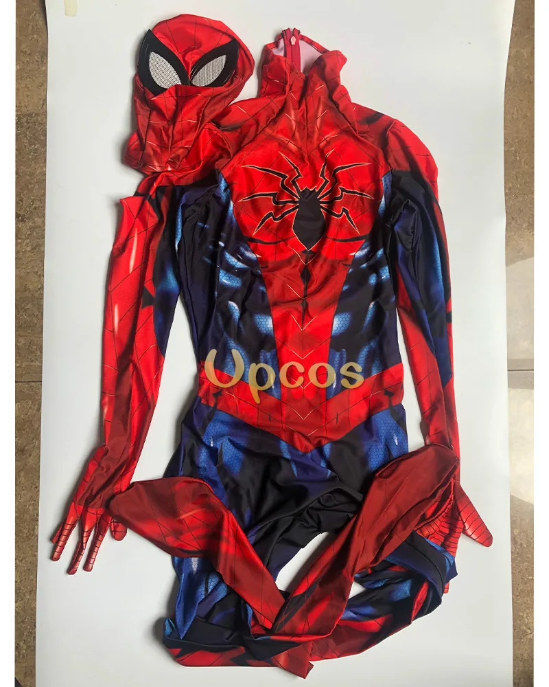 3D printed Spider-Armor MK IV Suit All New Spiderman Cosplay Costume Spandex Spider-man Bodysuit