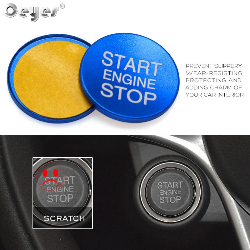 Car Start Engine Button Key Ring for ALFA ROMEO (7)