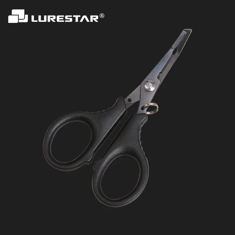 

Lurestar Stainless Steel Multifunctional Scissor PE Fishing Line Cutter Bait Rings Remover Mini Fishing Tools