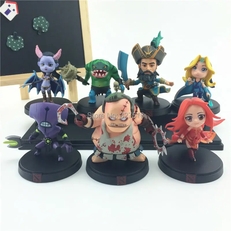 7 pcs set dota 2 pvc figure toys free shipping in 7 pcs set dota 2 pvc figure toys free shipping in