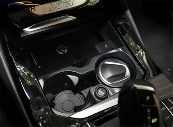 

QI special car wireless charger for BMW x3/x4 2018 2019 Intelligent Infrared Fast Wireless Charging Car Phone Holder for iphone