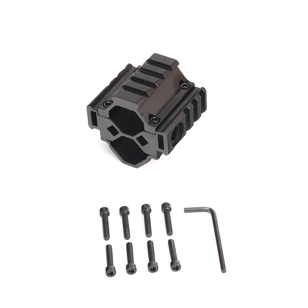 ohhunt Universal Tactical Tri-rail Shot~gun Barrel Mount 3 Slots for 12 Gauge Mossberg 500 Remington 870 with QD Sling Swivel  (11)