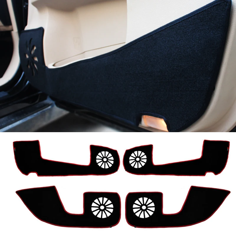 QCBXYYXH автомобиль-Стайлинг протектор боковой край защитная накладка защищенные анти-кик двери коврики Крышка для Toyota eliz