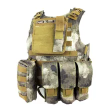 USMC Molle боевой штурмовой плиты Перевозчик жилет A-TACS AU Camo Военный жилет