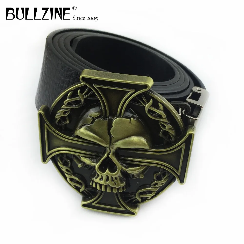 Bullzine western cross джинсы с изображением черепа в ковбойском стиле подарок пряжка на