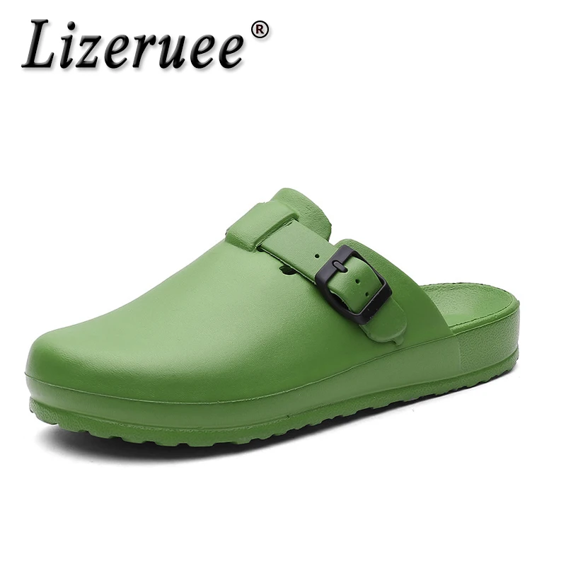 Lizeruee Summer Women Slippers Nurse Clogs Accessories Medical Footwear Orthopedic Shoes Diabetic Clog EVA Light Weight CS576|Тапочки| |