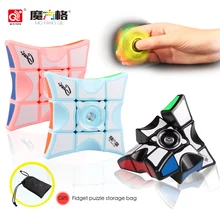Декомпрессионный куб волчок игрушки цвет ABS ручной Спиннер анти стресс для детей взрослых палец Спиннер подарок магия