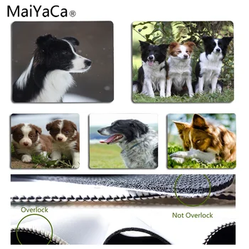 

MaiYaCa Top Quality Border Collie Dog Durable Rubber Mouse Mat Pad Size for 18x22cm 25x29cm Rubber Rectangle Mousemats