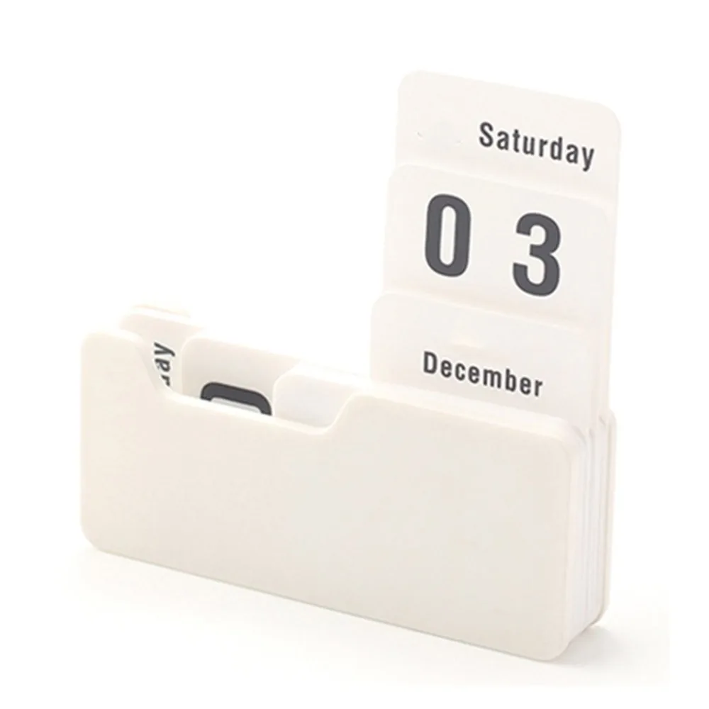 Christmas Decorative Desktop Calendar Vintage Manual Desk Waterproof Perpetual Count Down For Birthday Xmas | Дом и сад