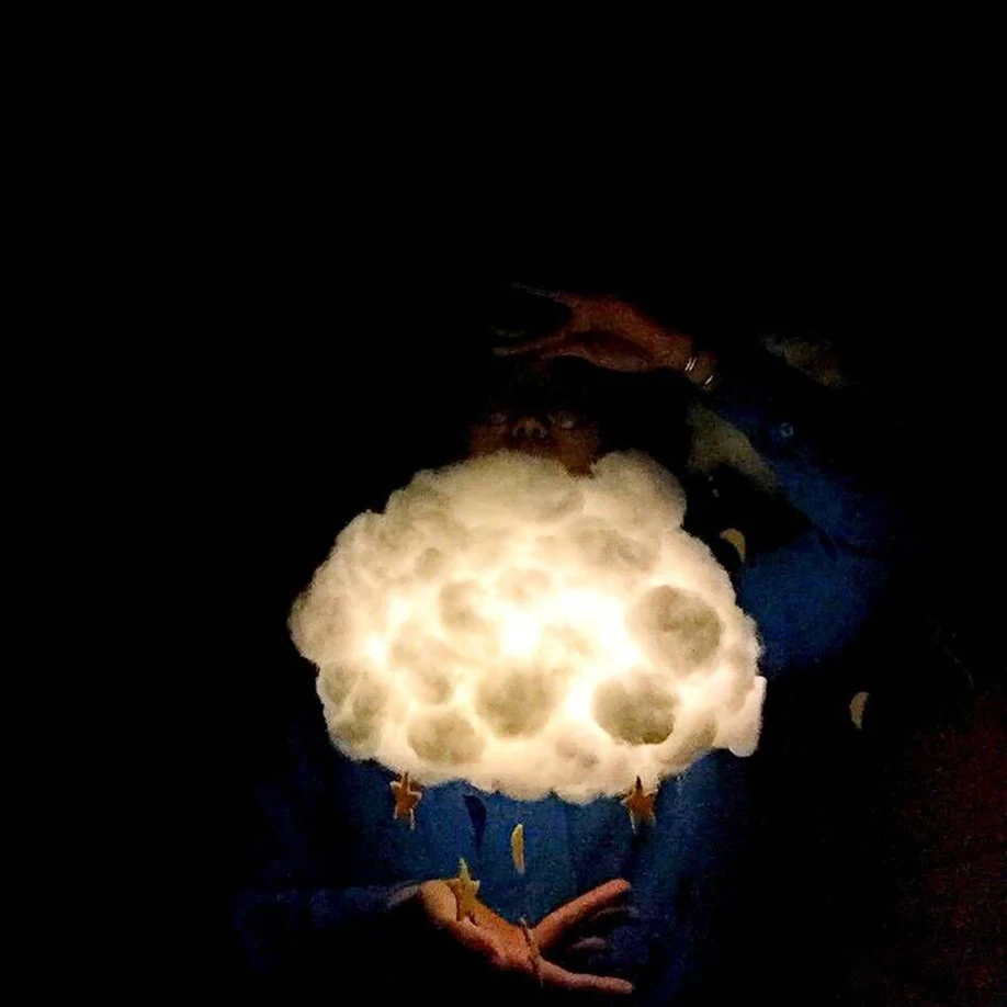 DIY ручной работы Милый хлопковый светильник в форме облака подвесной Ночной светильник подарок на день рождения Домашний декор для спальни Прямая поставка