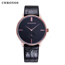 

CHRONOS Relojes Hombre 2017 Watches Men Waterproof Casual Male Quartz Watch Fashion Lover's Clock Relojes Mujer Montre Femme