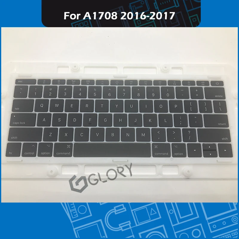 Ноутбук A1708 Keycaps US Layout для Macbook Pro retina 1" A1708 замена крышки клавиатуры Late Mid