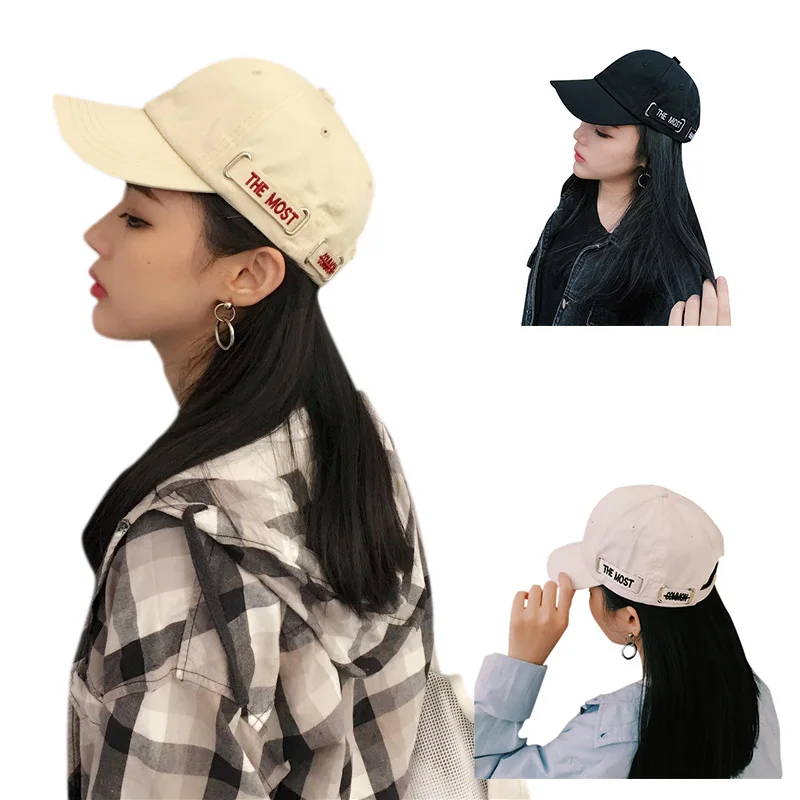 Fashion Casual Hat Letter Print Unisex Women Men Hats Visors Hip pop Caps Solid Color