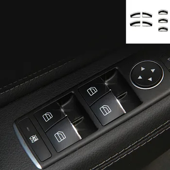 

Door Button Sticker For Mercedes/Benz E W212 C W204 GLK X204 ML GL W166 X166 Newest Value Durable