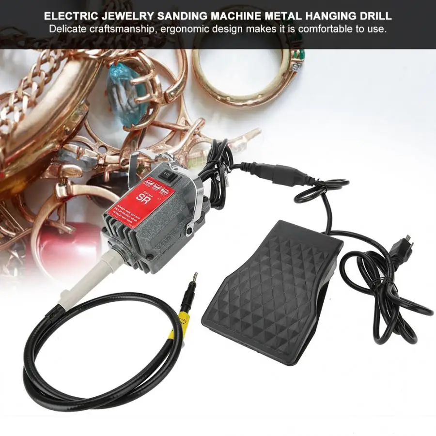 Electric Jewelry Sanding Machine with 4mm Head Metal Hanging Drill Tool