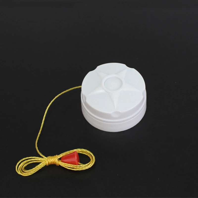 2pcs White Wall Switch Pull Line Hand On/off Surface Mount Bedside