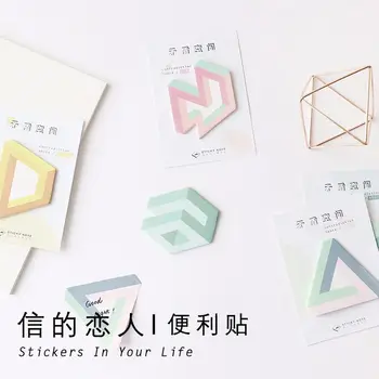 

2pcs/lot 3D Space Series Cute Sticky Notes Cartoon Note Bookmark Label Sticker Message Notes Memo Pad Kawaii Stationery