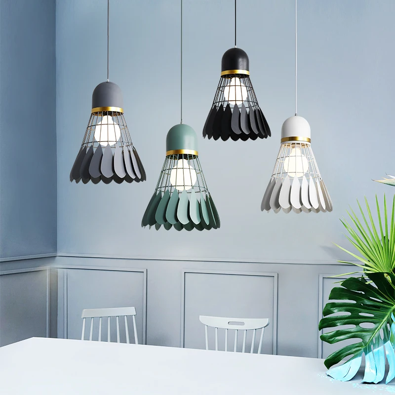  Badminton chandelier Minimalist modern Scandinavian restaurant lamp dining room lamp Creative perso - 32868014317